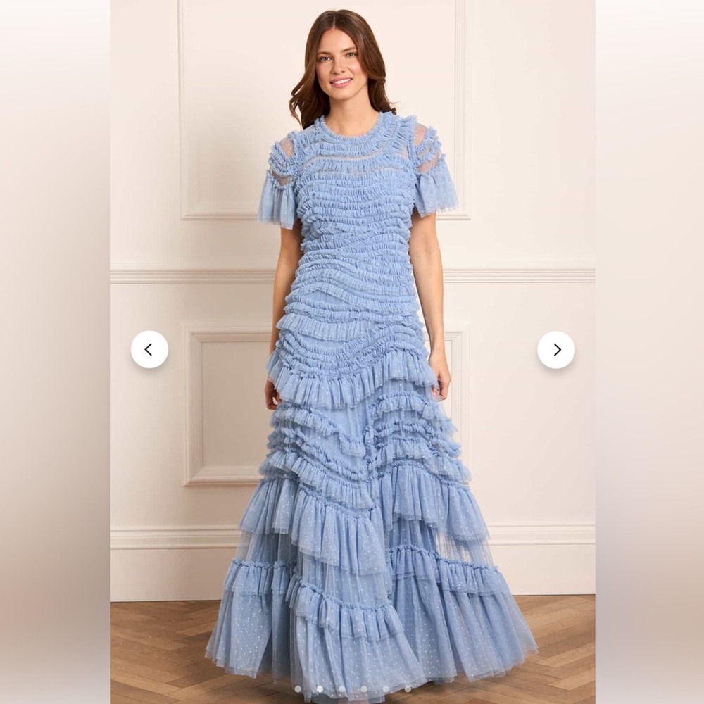 Needle & Thread Wild Rose Short Sleeve Gown